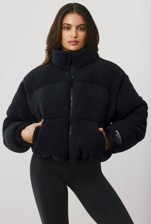 Black Women's Bo And Tee Nikk Puffer Jacket | 10398-DSRY