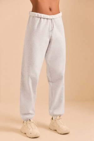 Grey Women's Bo And Tee Relaxed Fit Joggers | 90861-OYZK