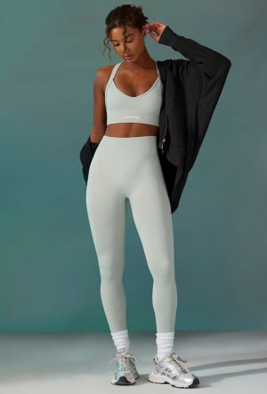 Grey Women's Bo And Tee Super Sculpt Seamless Leggings | 43027-VGJR