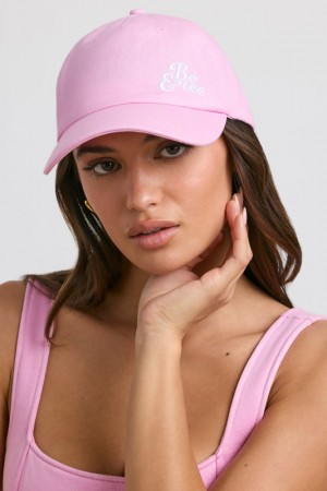 Pink Women's Bo And Tee Baseball Caps | 74609-KEXH