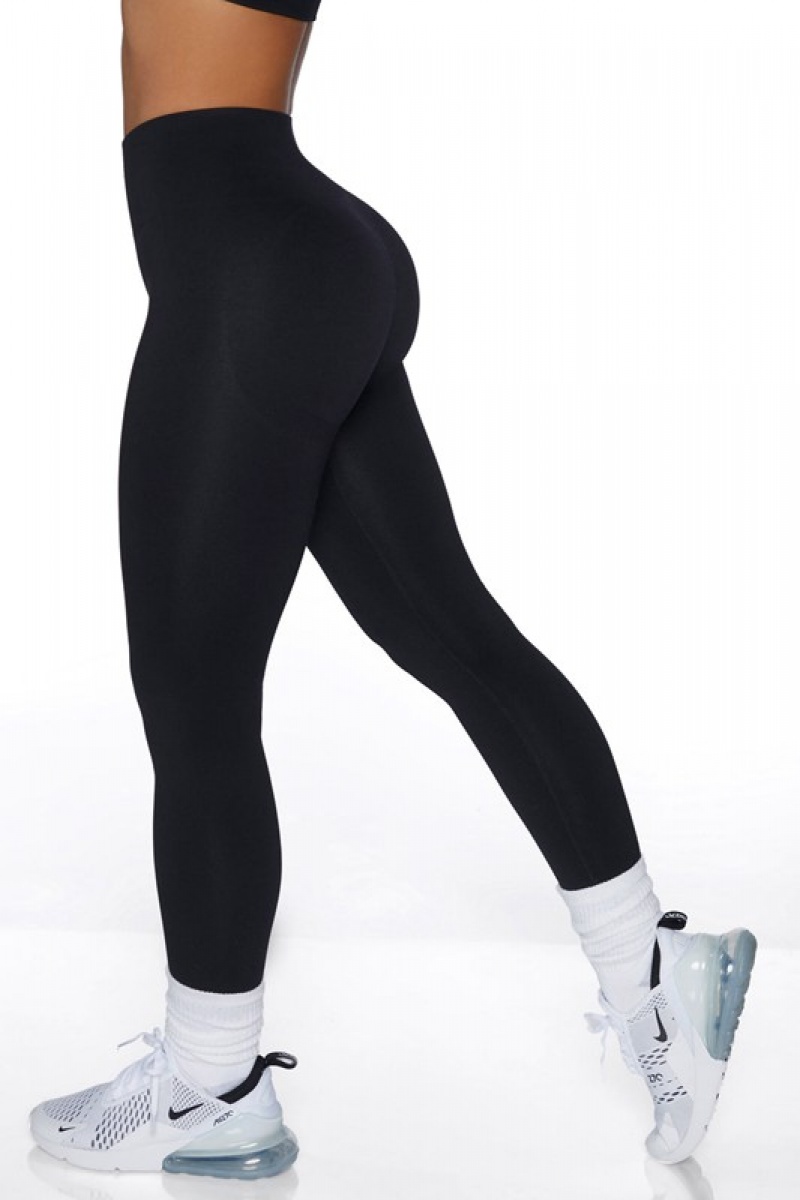 Black Women's Bo And Tee Leggings Leggings | 68052-TMLW