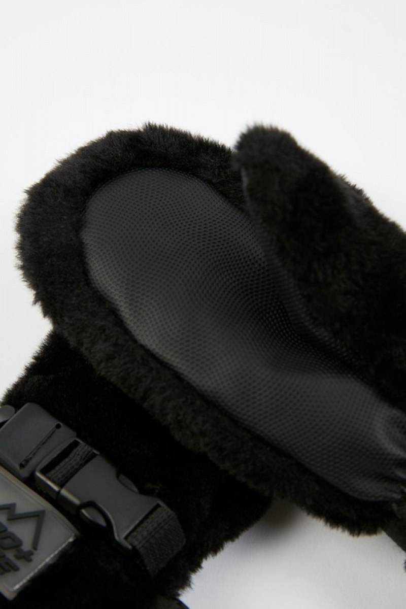 Black Women's Bo And Tee Ski Gloves | 94387-BROU