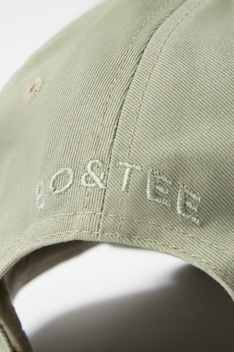 Light Green Women's Bo And Tee Appliqué Baseball Caps | 63914-OACV