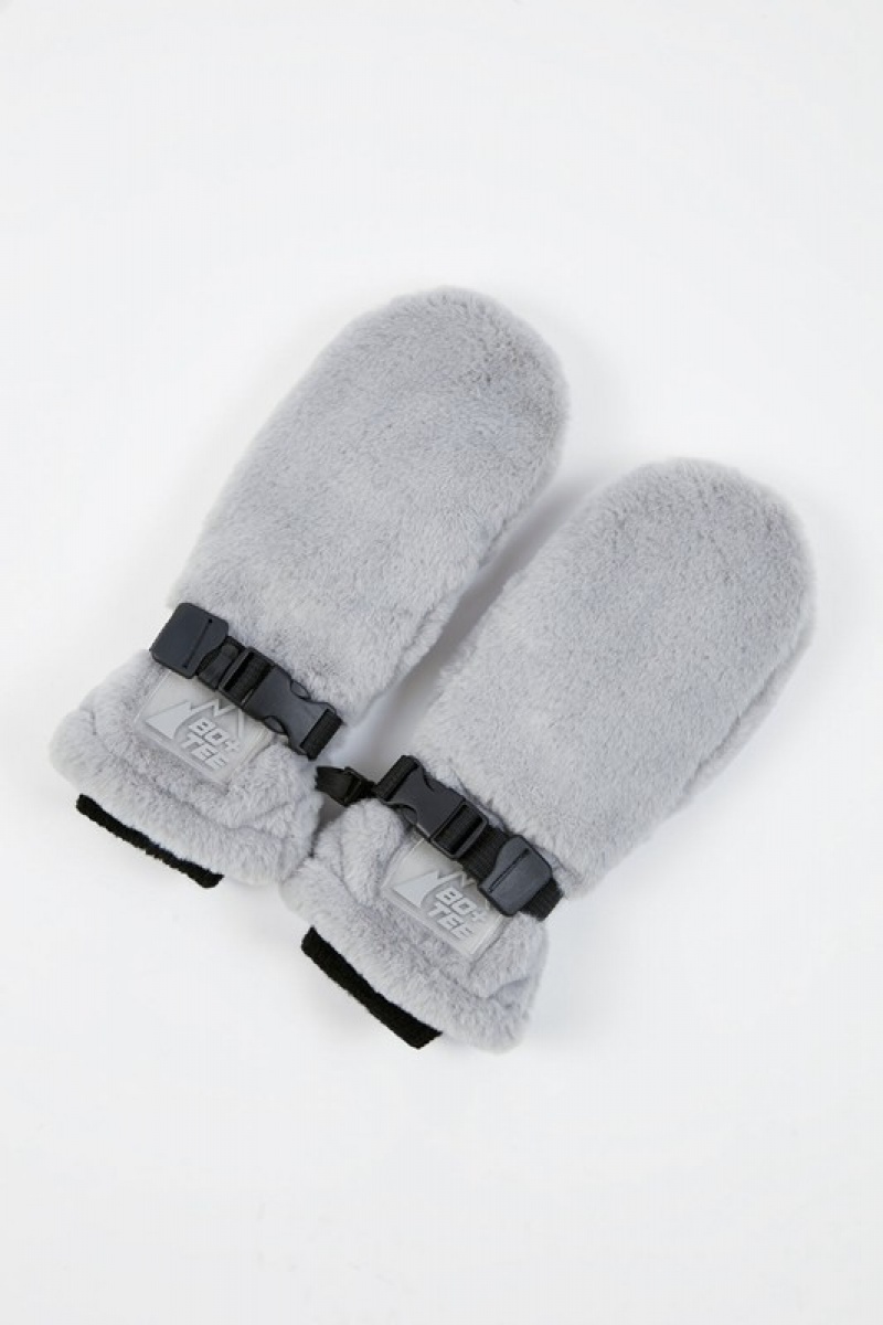 Light Grey Women's Bo And Tee Ski Gloves | 07946-BUME