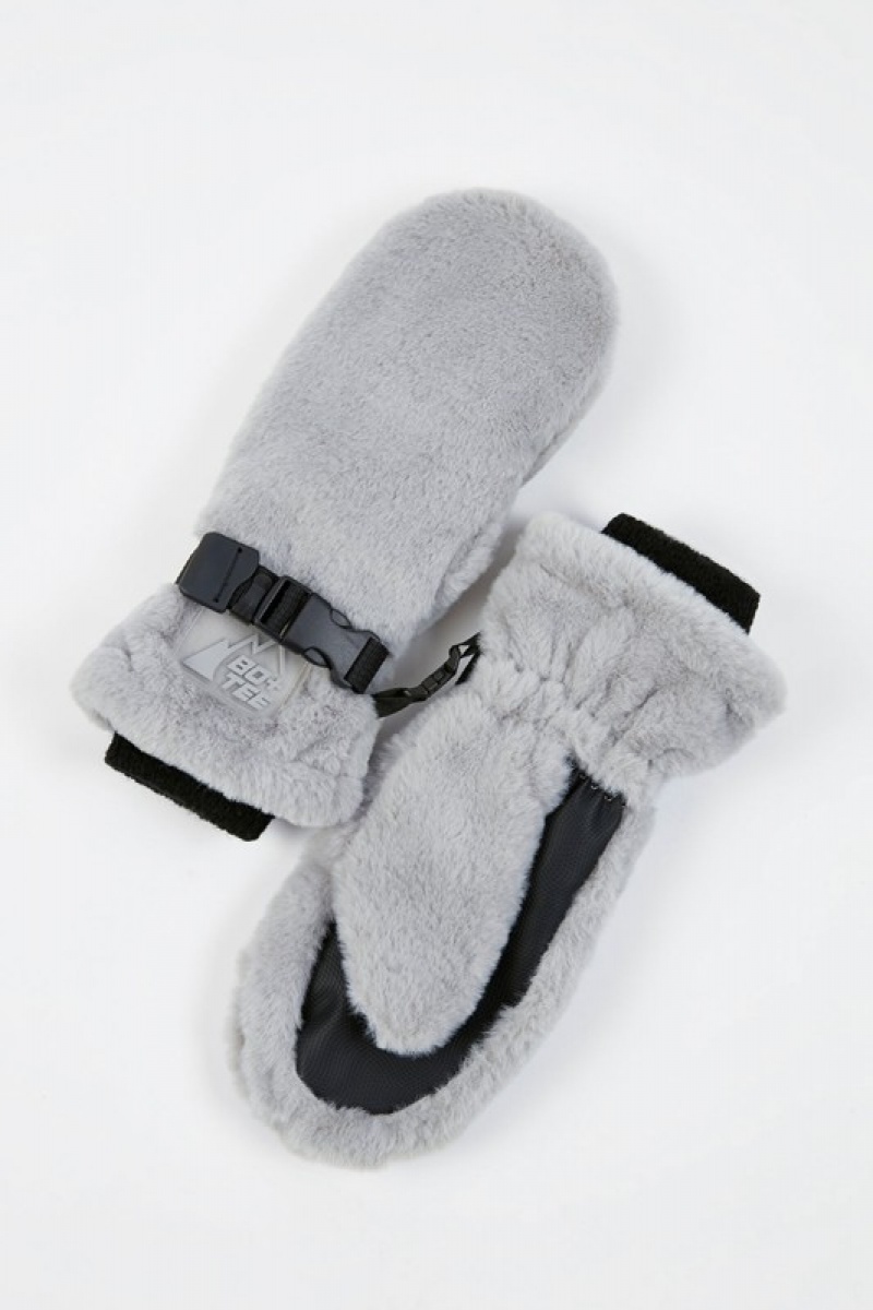 Light Grey Women's Bo And Tee Ski Gloves | 07946-BUME