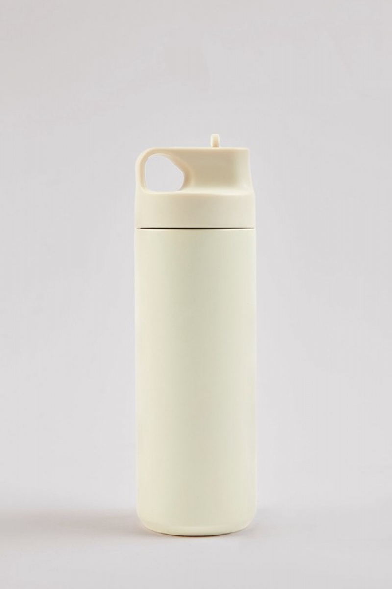 Light Yellow Women's Bo And Tee Thermos Water Bottles | 81526-AWPV