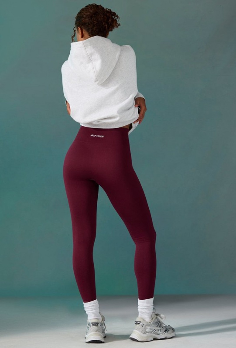 Purple Women's Bo And Tee Super Sculpt Seamless Leggings | 36197-UQGE