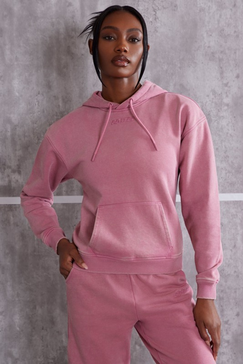 Rose Women's Bo And Tee Hooded Sweatshirts | 18035-LYIJ