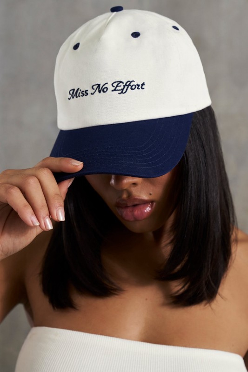 White Women's Bo And Tee Baseball Caps | 38165-WEYJ