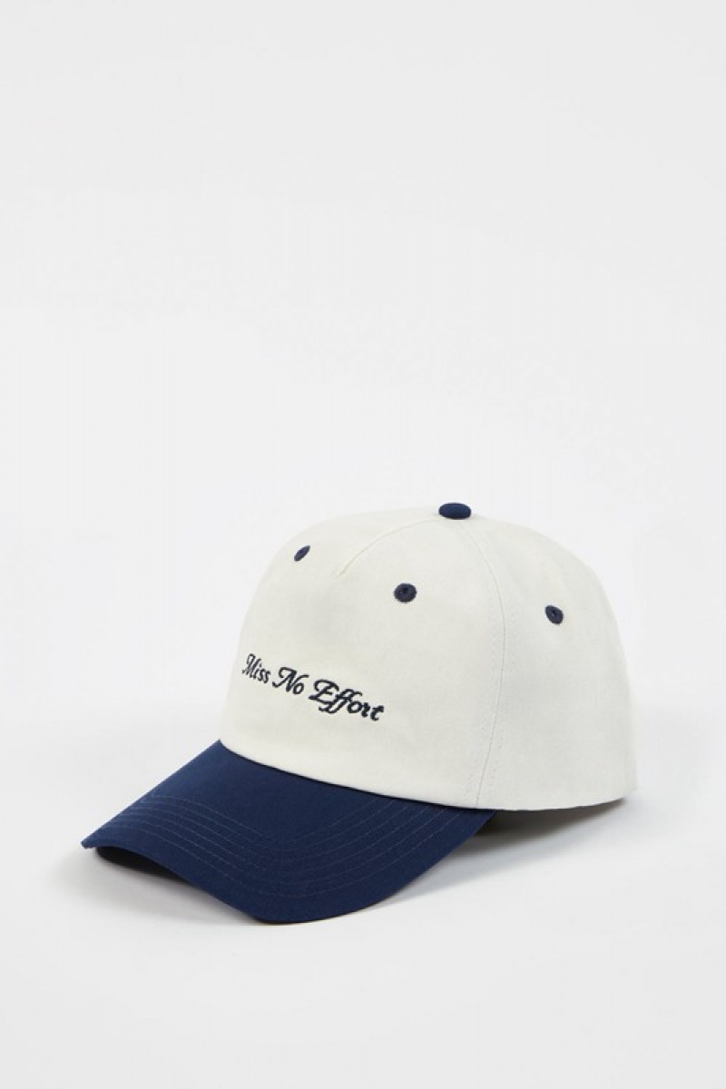 White Women's Bo And Tee Baseball Caps | 38165-WEYJ